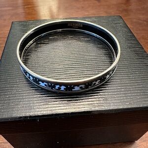 Hermes Enamel Bangle Bracelet